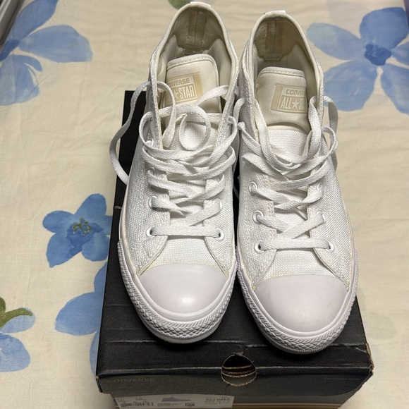 NIB Converse AllStar Chuck Taylor Syde Street Mid white sneakers Men 10 Women 12 - Picture 4 of 15